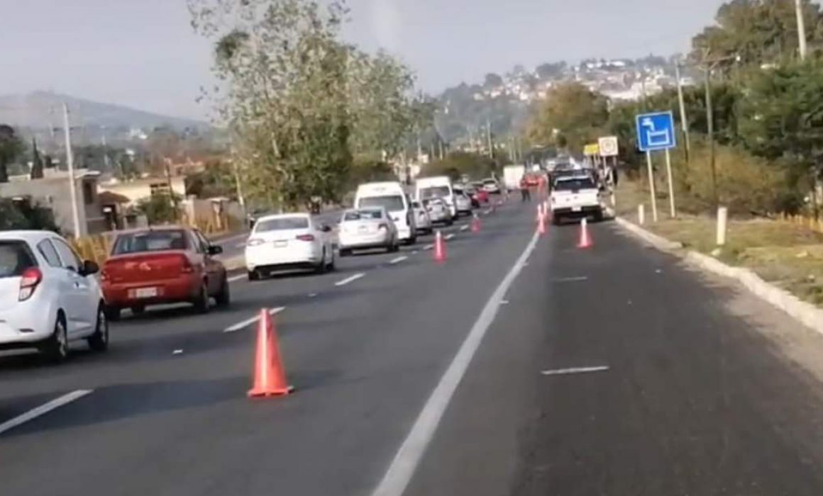 Muere hombre atropellado en autopista Tlaxcala San Martín Texmelucan