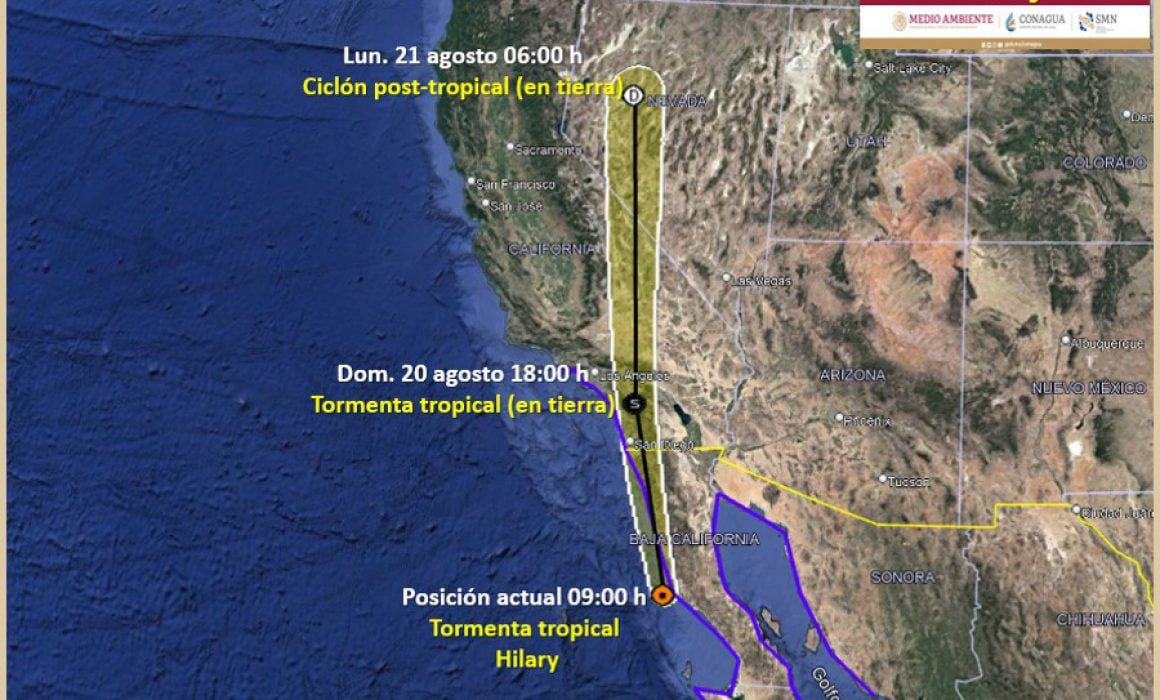 Hillary Pierde Fuerza Y Ahora Es Tormenta Tropical