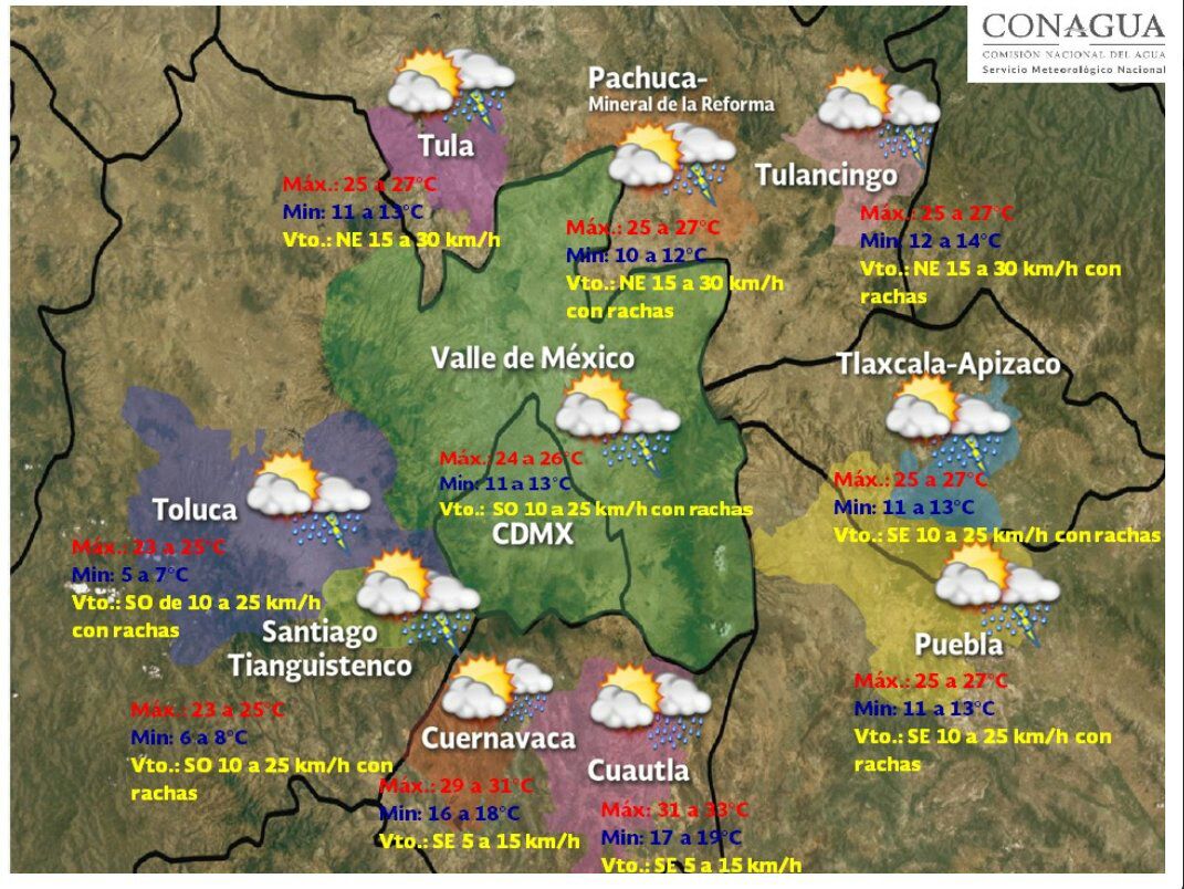 Prevalece El Pronóstico De Lluvias Aisladas Para Tlaxcala