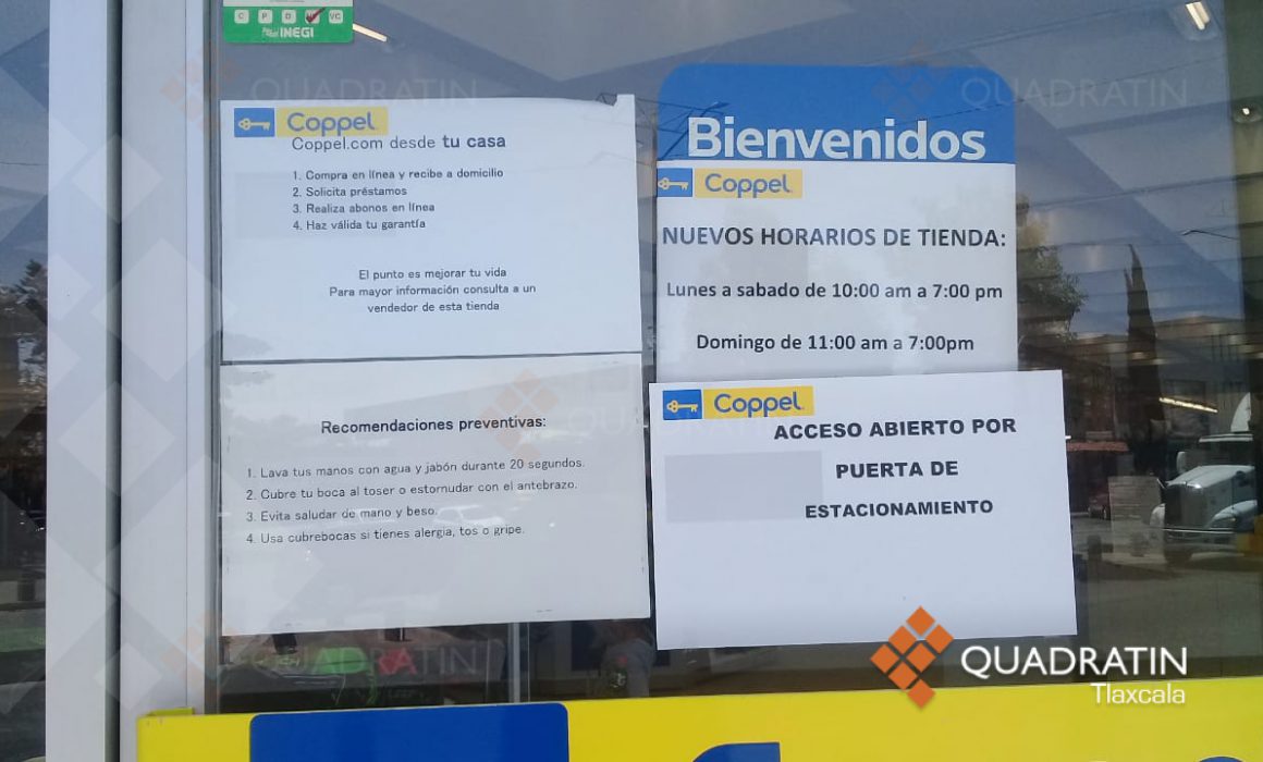 Tiendas Elektra y Coppel mantienen sus puertas abiertas en Puebla