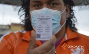 Pandemia da opciones a emprendedores, en Chiautempan realizan certificado de vacunación en formato identificación