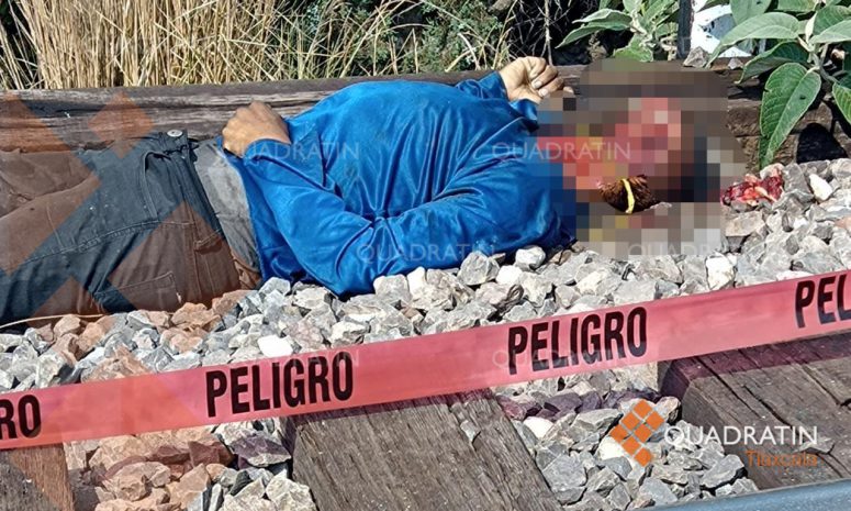 Localizan cuerpo sin vida en las vías del tren en Xaloztoc