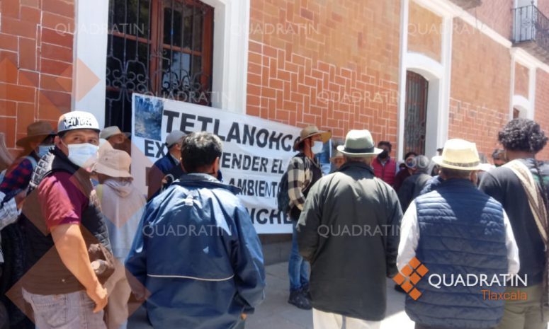 Reclaman pobladores de Tetlanohcan sobreexplotación de la Malinche