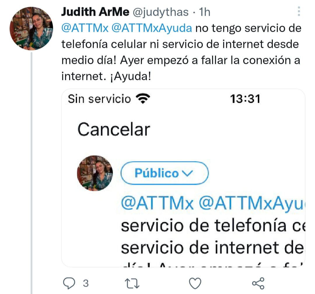 Reportan usuarios falla de red de AT&T en Tlaxcala y Puebla