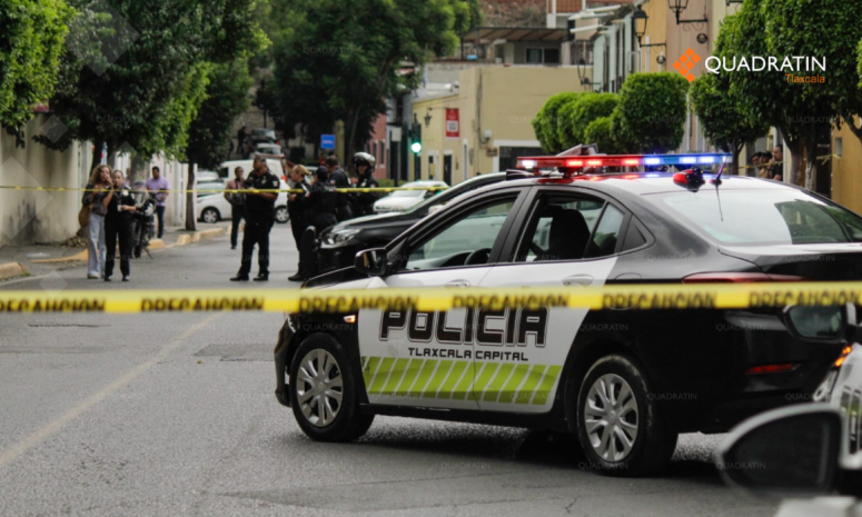 Balean a hombre en centro de Tlaxcala; agresores huyen en moto