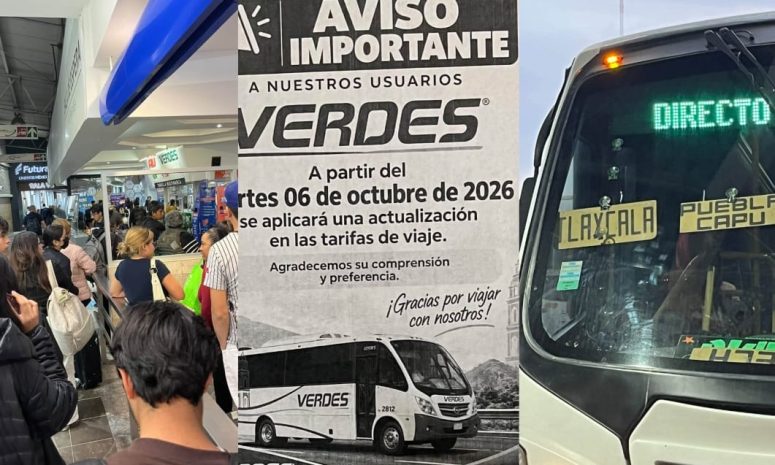 Aumenta pasaje Puebla-Tlaxcala a 52 pesos; usuarios reclaman