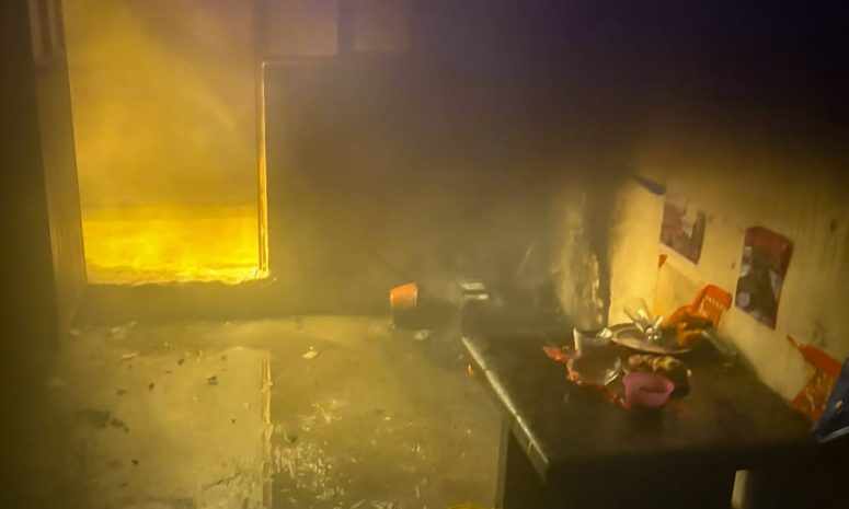 Atiende PC Tlaxcala conato de incendio en Miraflores