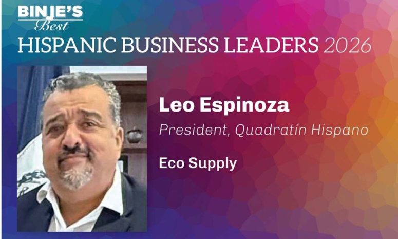 Reconoce BINJE a Leo Espinoza entre líderes hispanos de NJ 