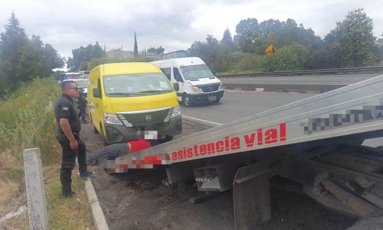 Recuperan camioneta de Mercado Libre tras asalto a repartidor en Totolac
